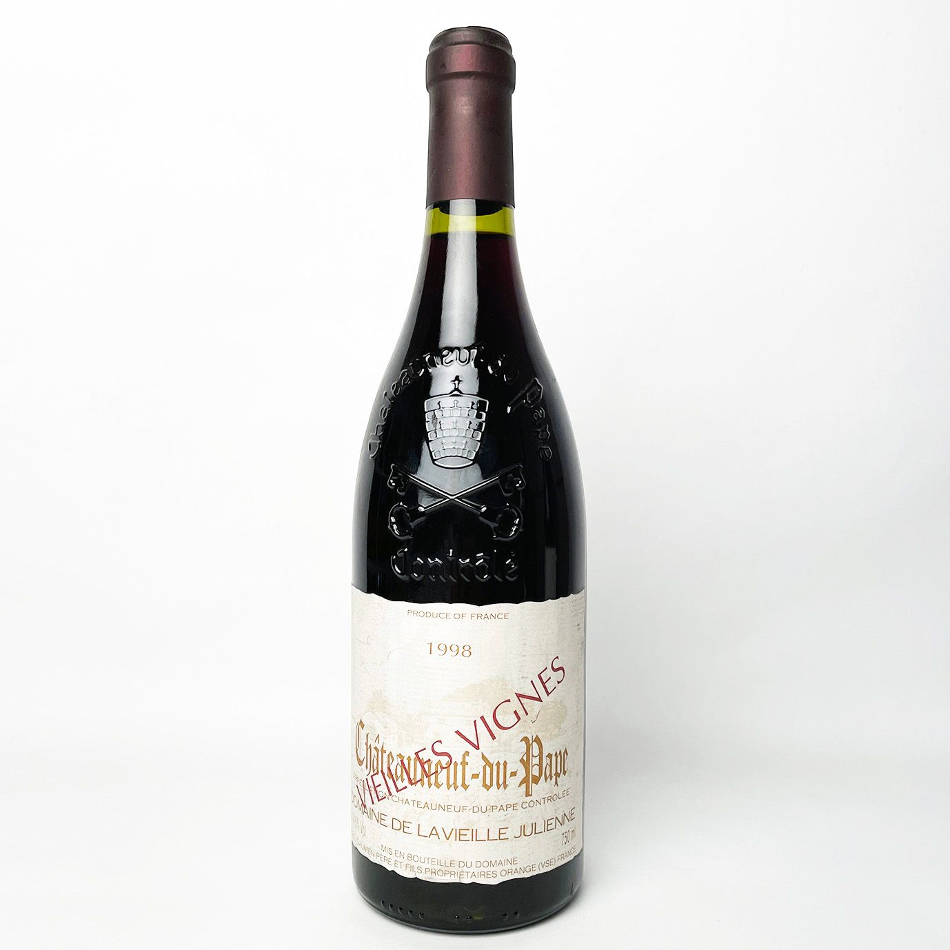 Null 1 botella 1998 Chateauneuf-du-Pape 'Vieilles Vignes', Domaine de la Vieille&hellip;