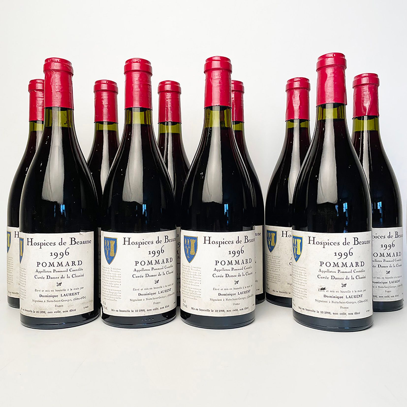 Null 10 bottles 1996 Pommard 'Cuvee Dame de la Charite' , Dominique Laurent, Hos&hellip;