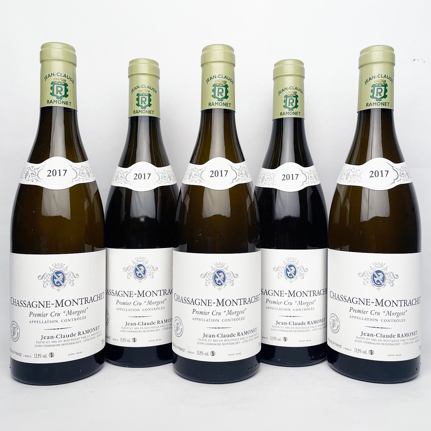 Null 5瓶 2017 Chassagne-Montrachet 1er Cru 'Morgeot', Jean-Claude Ramonet - 高填充，5&hellip;