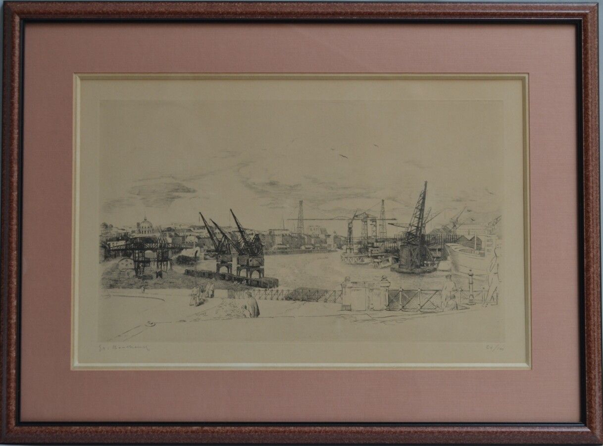 Null Étienne BOUCHAUD (1898-1989)

The port of Nantes

Engraving signed and just&hellip;