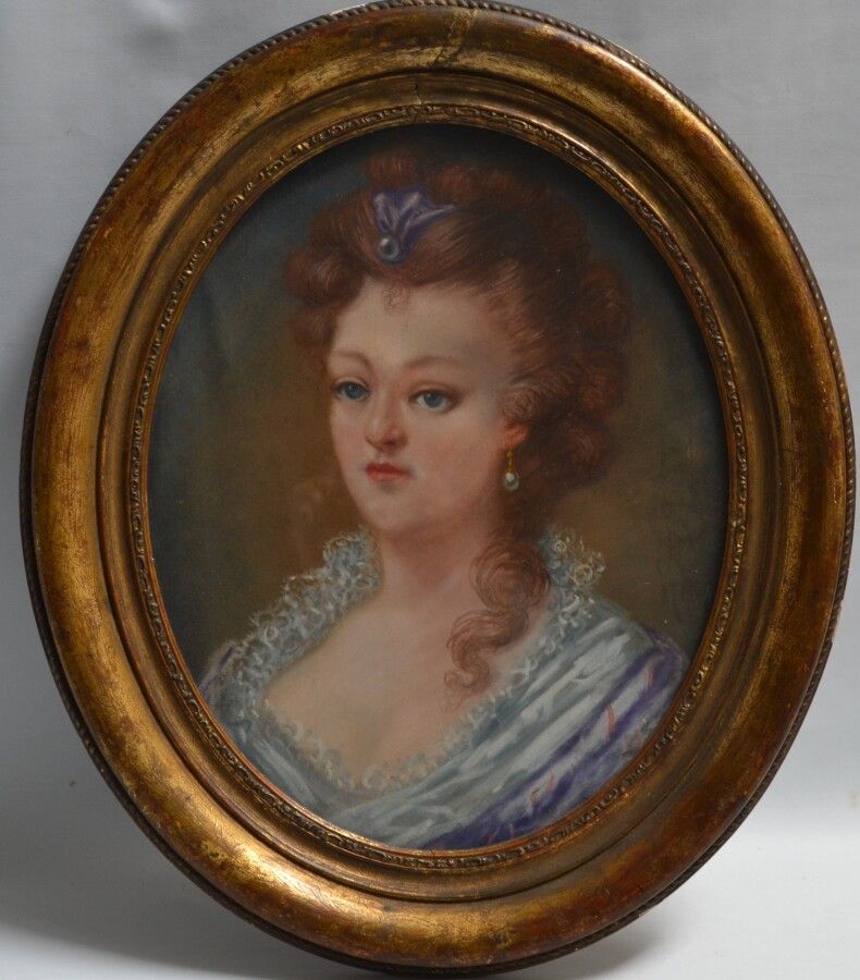 Null ESCUELA FRANCESA al gusto del siglo XVIII

Retrato de una dama

Pastel oval&hellip;