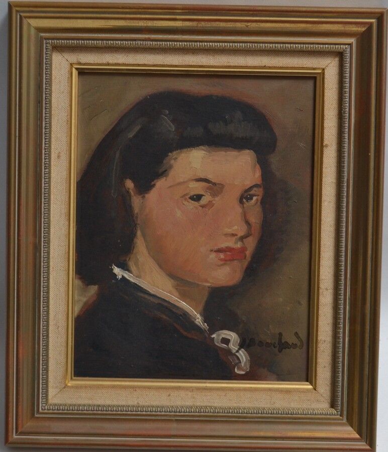 Null 让-布肖(Jean BOUCHAUD) (1891-1977)

一位女士的画像

右下角有签名的板上油画

24 x 19 cm