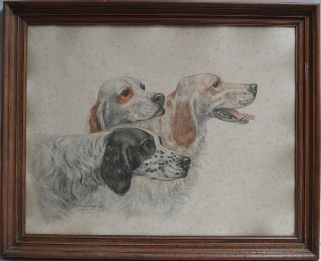 Null 莱昂-丹辛 (1887-1938)

这三只狗

印刷品左下角有签名和公证的163/300

58.5 x 75 cm at the sight (重&hellip;