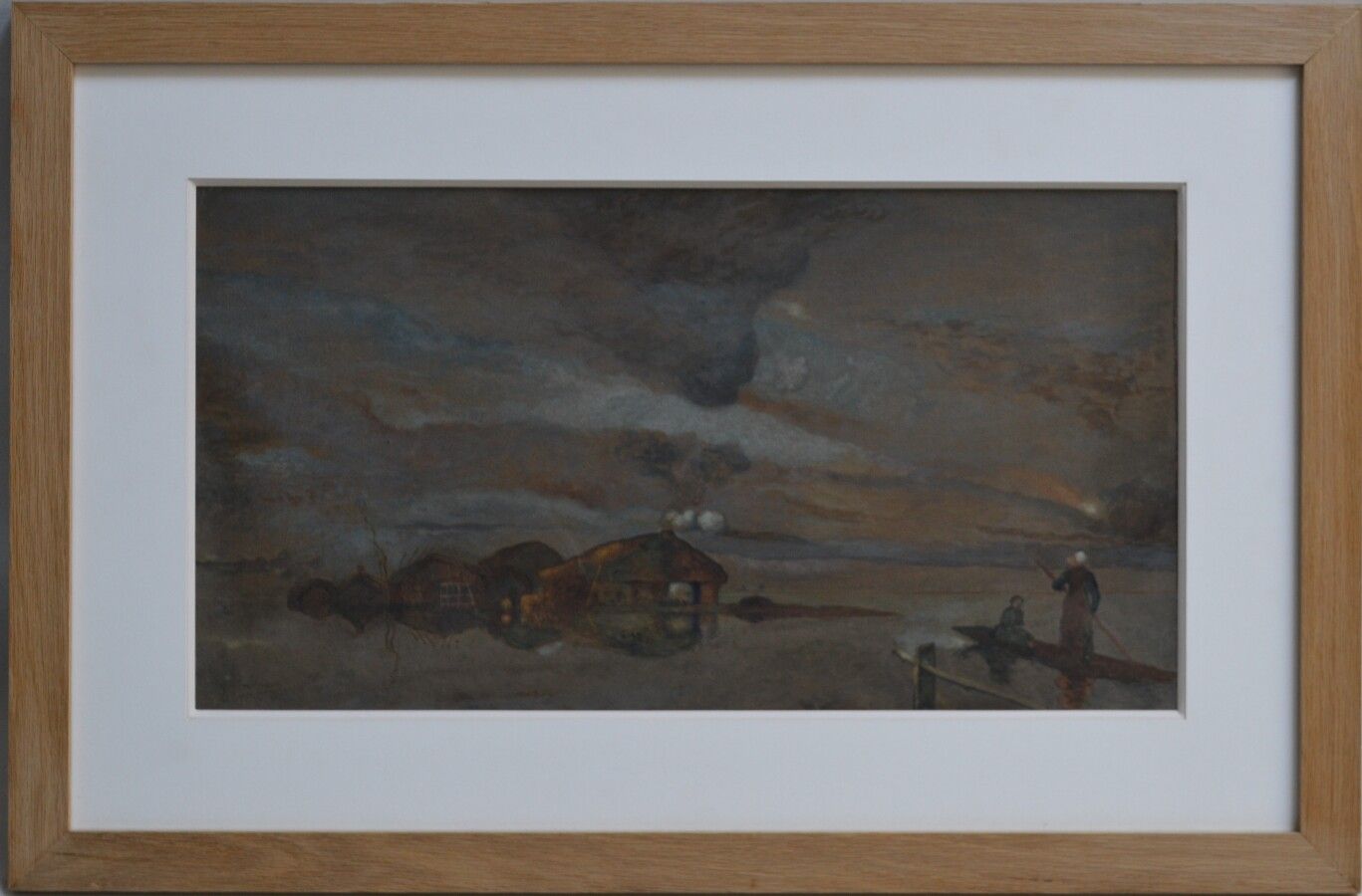 Null 查尔斯-米尔森德(Charles MILCENDEAU) (1872-1919)

1919年，旺代沼泽地里的小艇上的人物，在小艇的附近。

水彩画和&hellip;