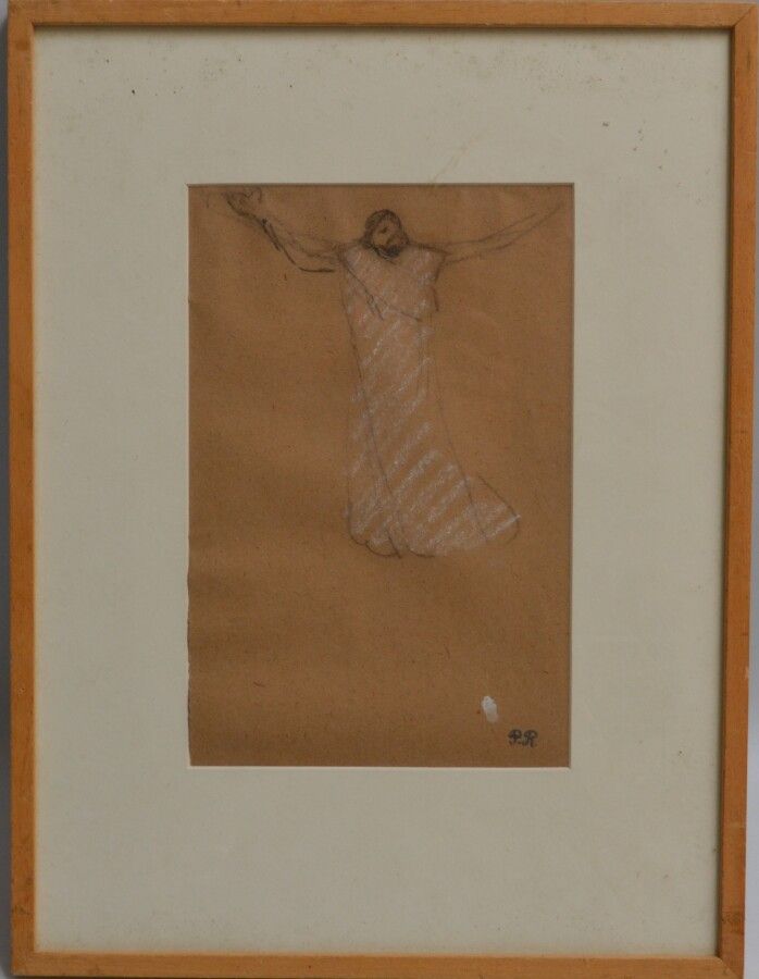 Null 皮埃尔-罗伊 (1880-1950)

一个人的画像

图画，右下角盖有单字章

24.5 x 16 cm at sight