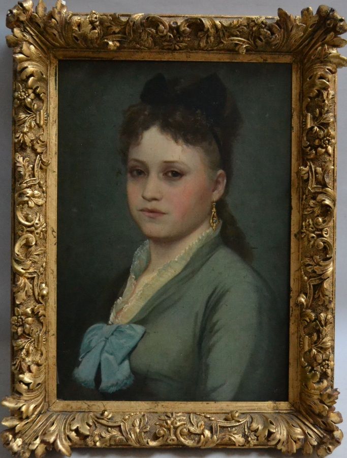 Null FRANZÖSISCHE SCHULE des 19. Jahrhunderts

Porträt einer Dame

Öl auf Leinwa&hellip;