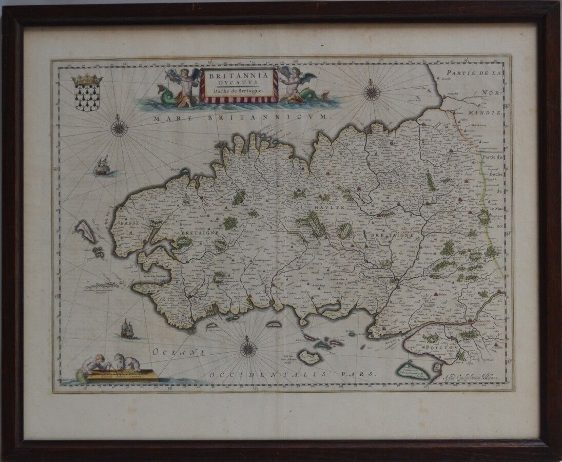 Null MAP of the Duchy of Brittany

Engraving

47 x 58.5 cm at sight (small punct&hellip;