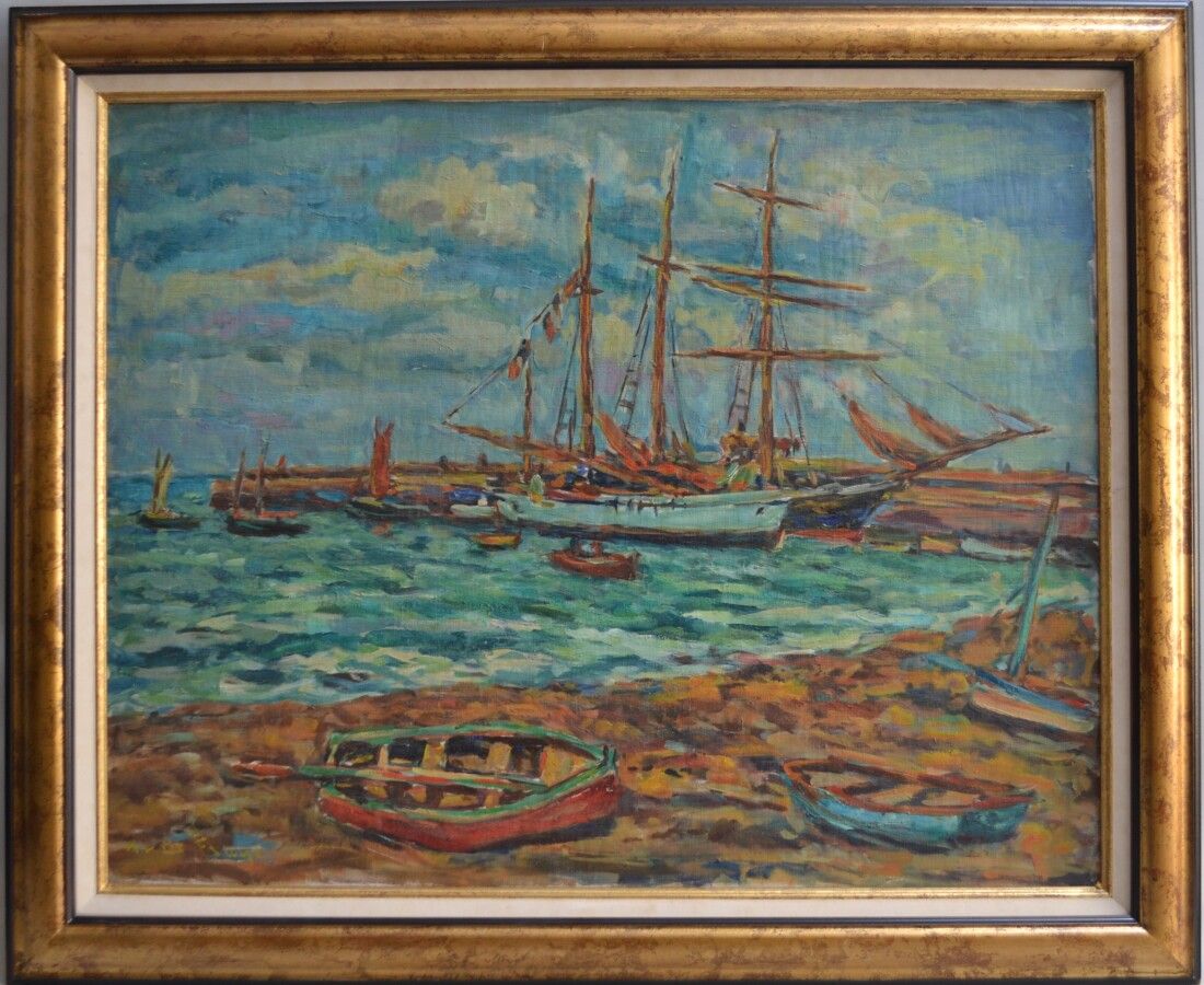 Null André FRAYE (1887-1963)

Marine

Huile sur toile signée en bas à gauche, au&hellip;