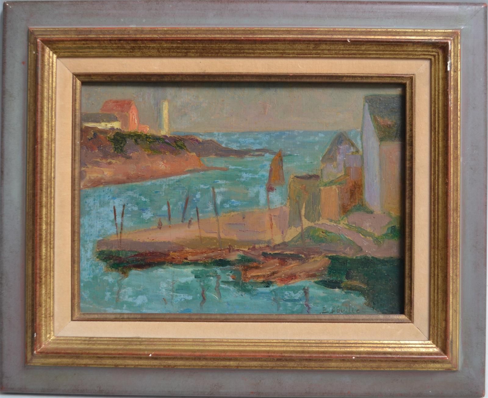 Null Étienne BOUILLE (1858-1933)

Doëlan, 1921. 

Huile sur carton signée en bas&hellip;