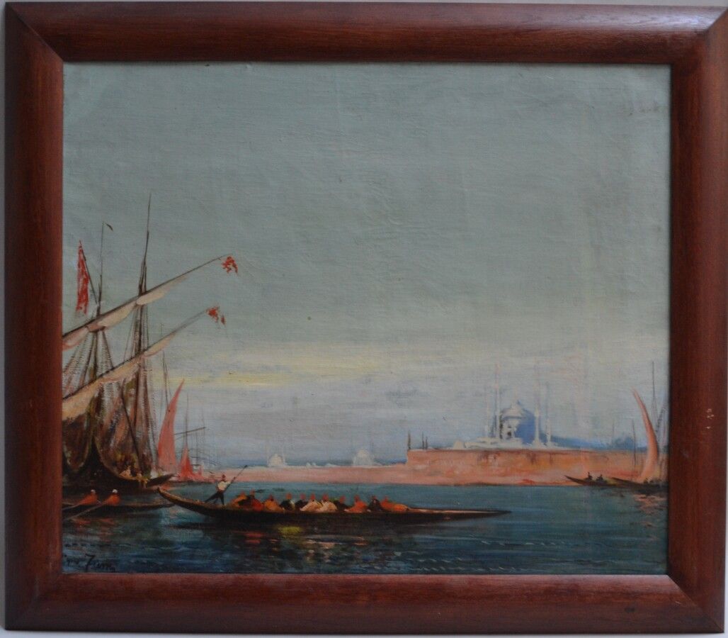 Null nach Felix ZIEM

Venedig

Öl auf Leinwand

60.5 x 73 cm