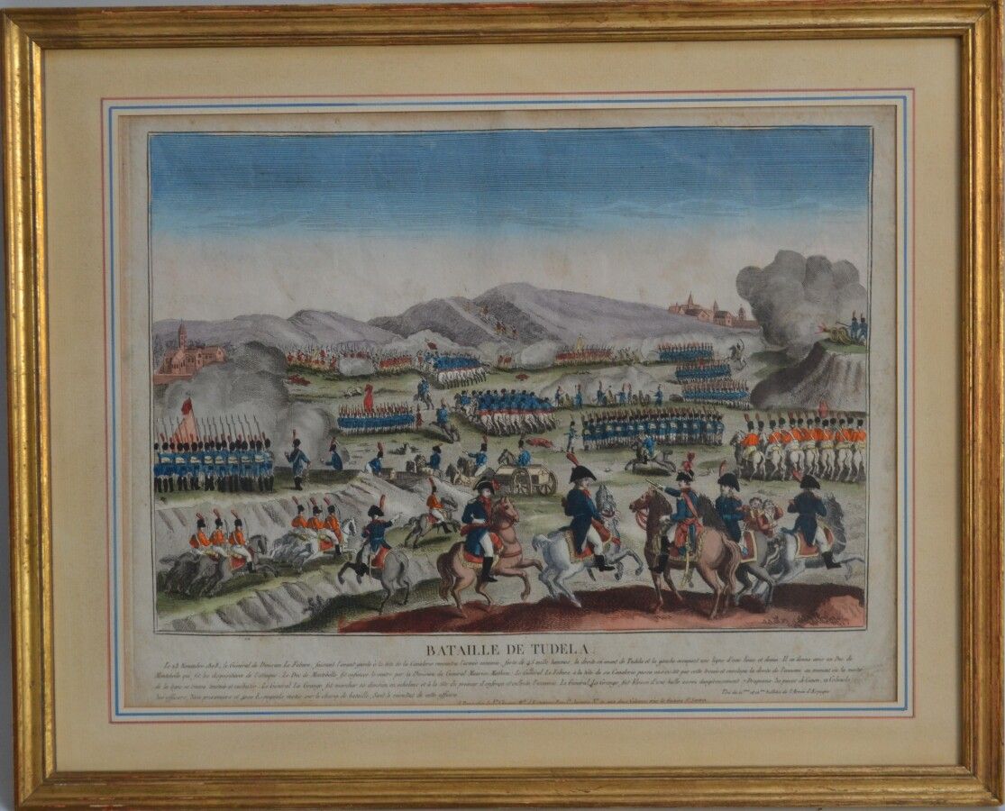 Null OPTISCHE ANSICHT, die die Schlacht von Tuleda darstellt.

18. Jahrhundert

&hellip;