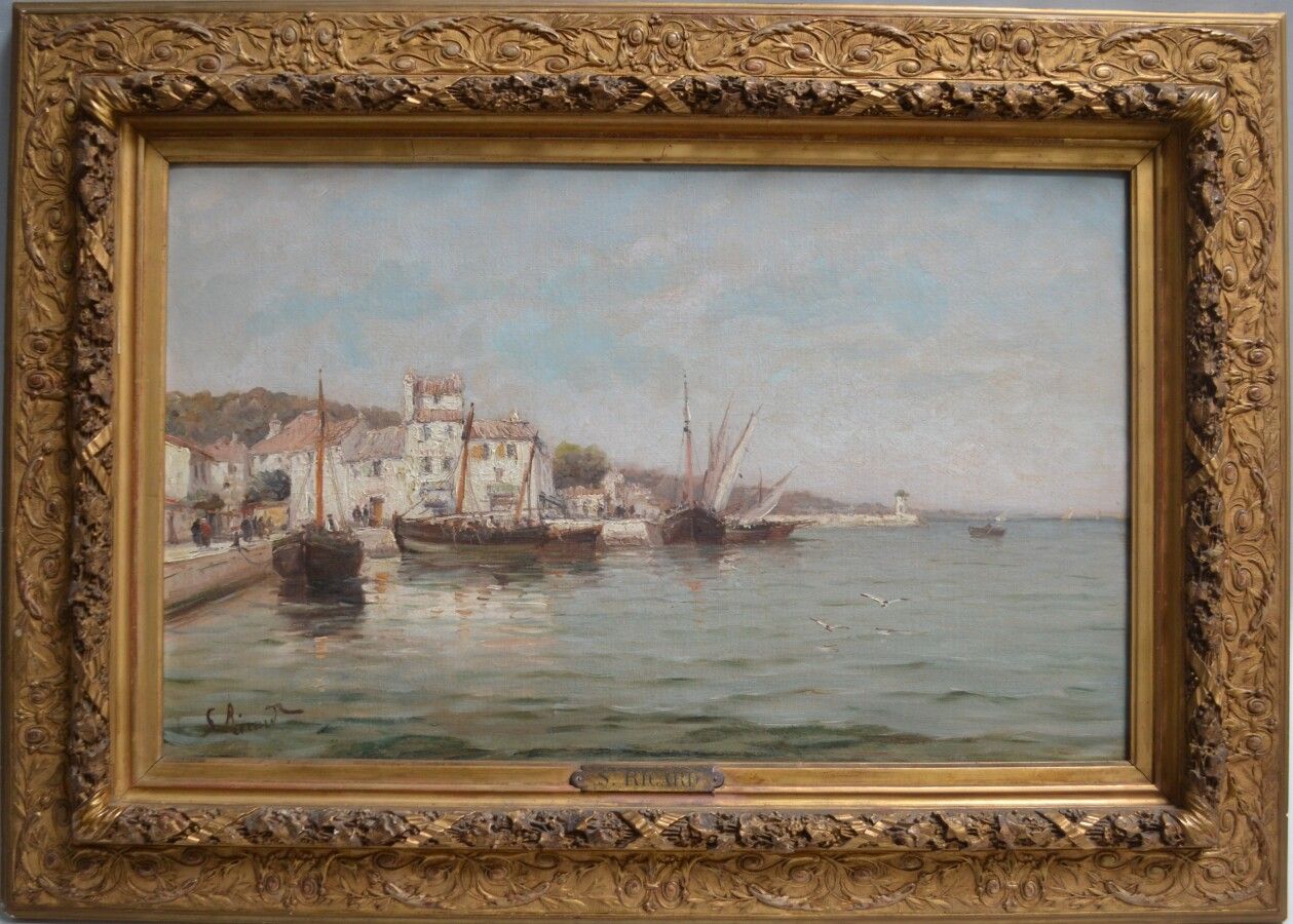Null S.RICARD (第十九至二十届)

地中海沿岸的景观

布面油画，左下角有签名

41 x 65厘米