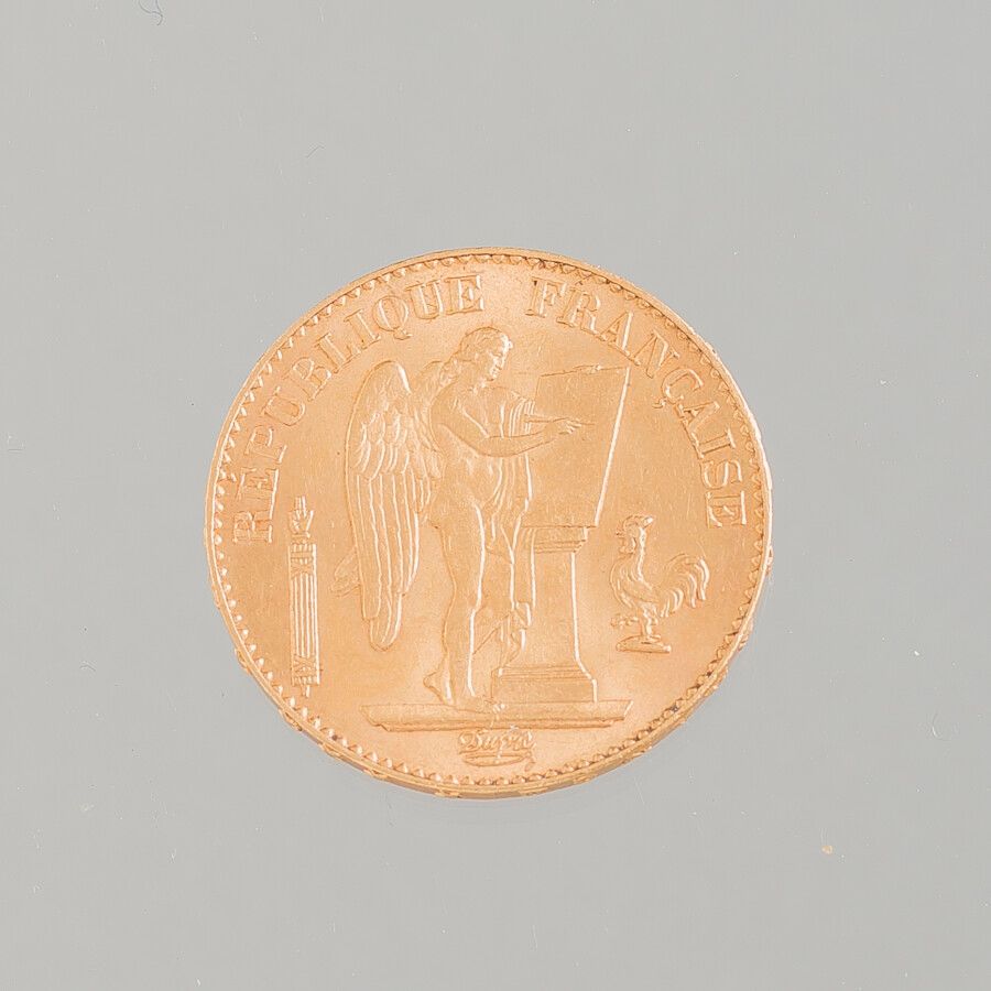 Null un PEZZO 20 franchi oro 1898