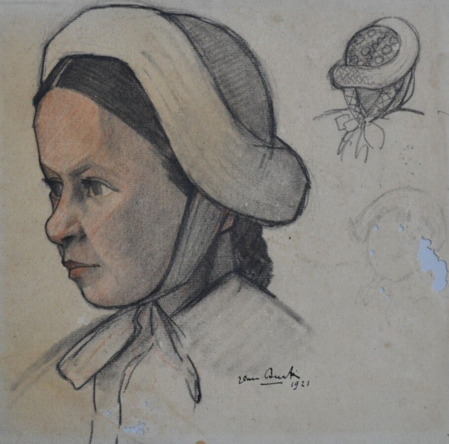 Null Jean BURKHALTER (1895-1984)

Porträt einer Bäuerin und Studie einer Kopfbed&hellip;