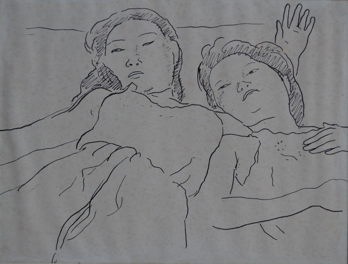 Null 让-朗努瓦(Jean LAUNOIS) (1898-1942)

两个躺着的亚洲妇女

墨水

23.5 x 31 cm (坑洞)