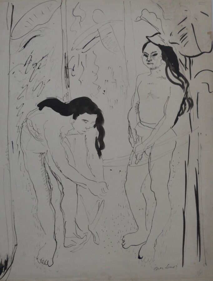 Null Jean LAUNOIS (1898-1942)

Deux jeunes Ka

Encre signée en bas à droite

64 &hellip;