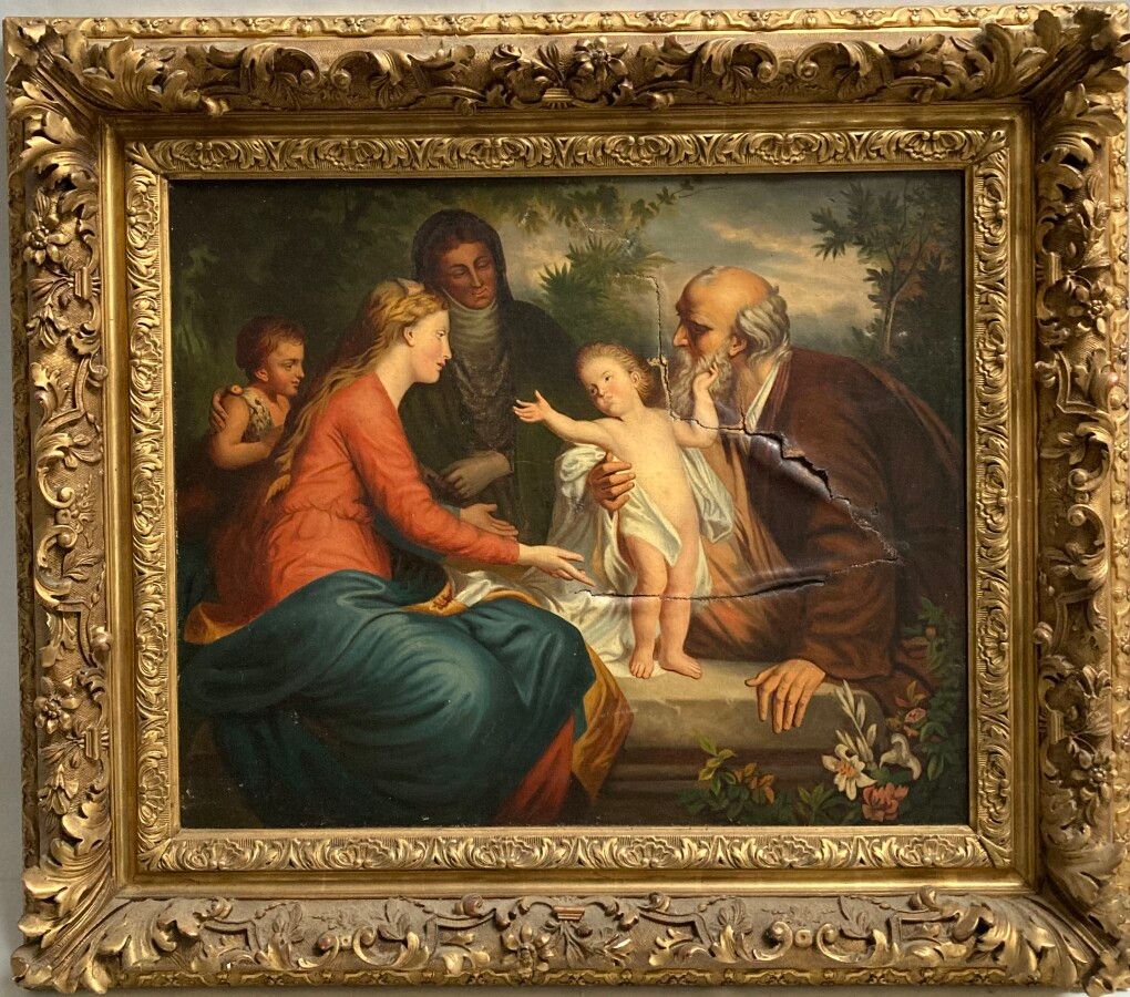 Null ECOLE FRANCAISE dans le goût du XVIIIème

Nativité

Huile sur toile 

54 x &hellip;