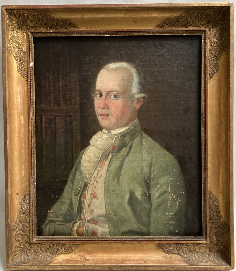 Null FRENCH SCHOOL early 19th century

Portrait of a man in front of his library&hellip;