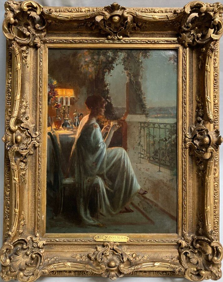 Null Delphin ENJOLRAS (1857-1945)

Sommerabend

Öl auf Leinwand, unten links sig&hellip;