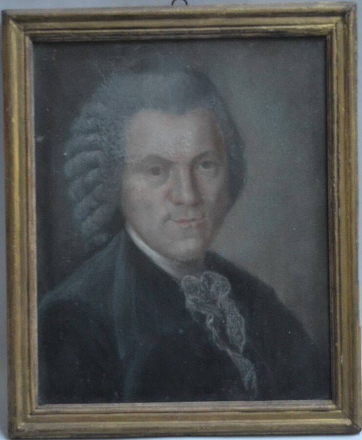 Null 19世纪的法国学校

一个人的画像

粉彩画，背面注有 "我的祖父Charles Toullier法学家1752-1835"。

45 x 36 cm&hellip;