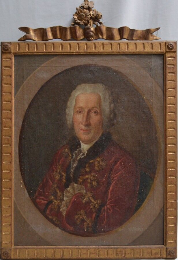 Null 18世纪法国学校

一个人的画像

布面油画

78 x 61.5厘米（事故、缺失部分和修复部分）