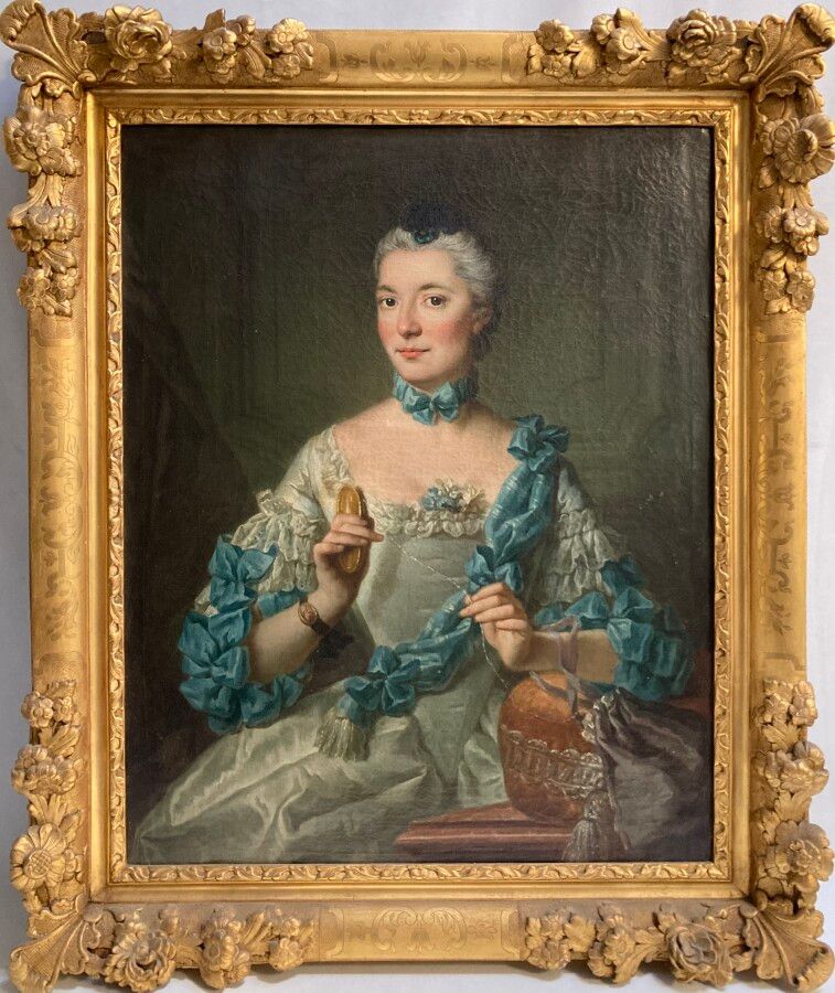 Null Jacques AUTREAU (1659-1745)

Young Woman Sewing

Original canvas, signed (?&hellip;