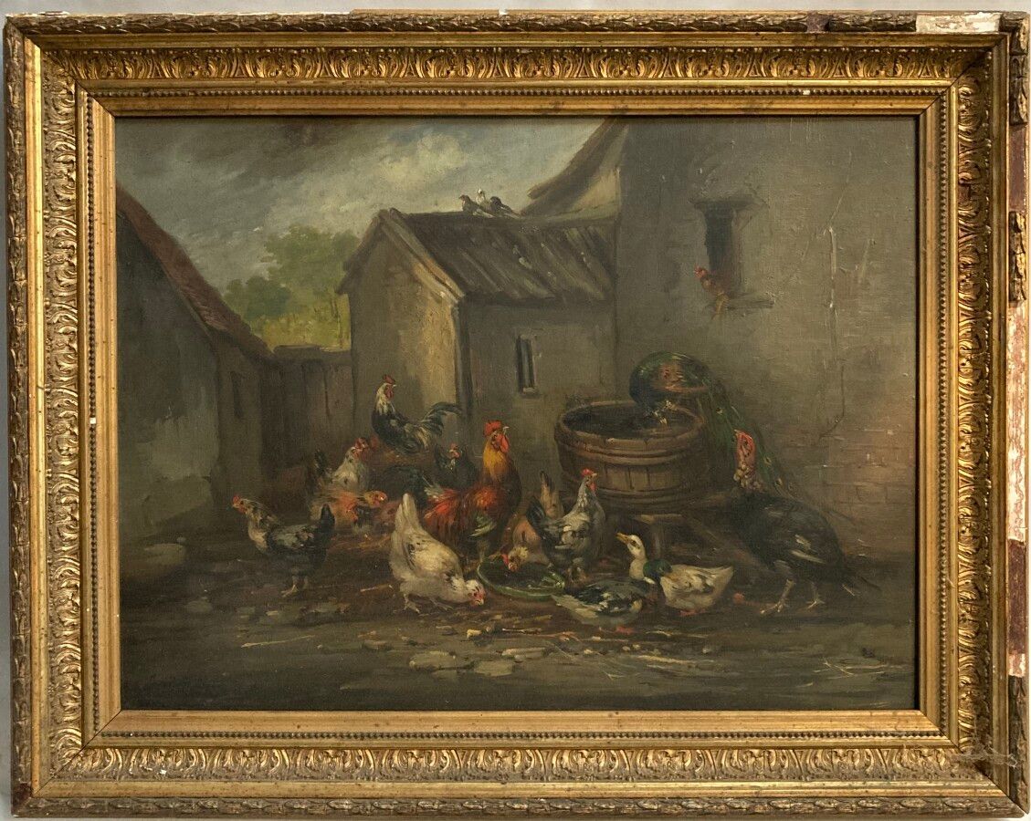 Null Claude GUILLEMINET (1821-c.1866)

Der untere Hof

Öl auf Leinwand, unten li&hellip;