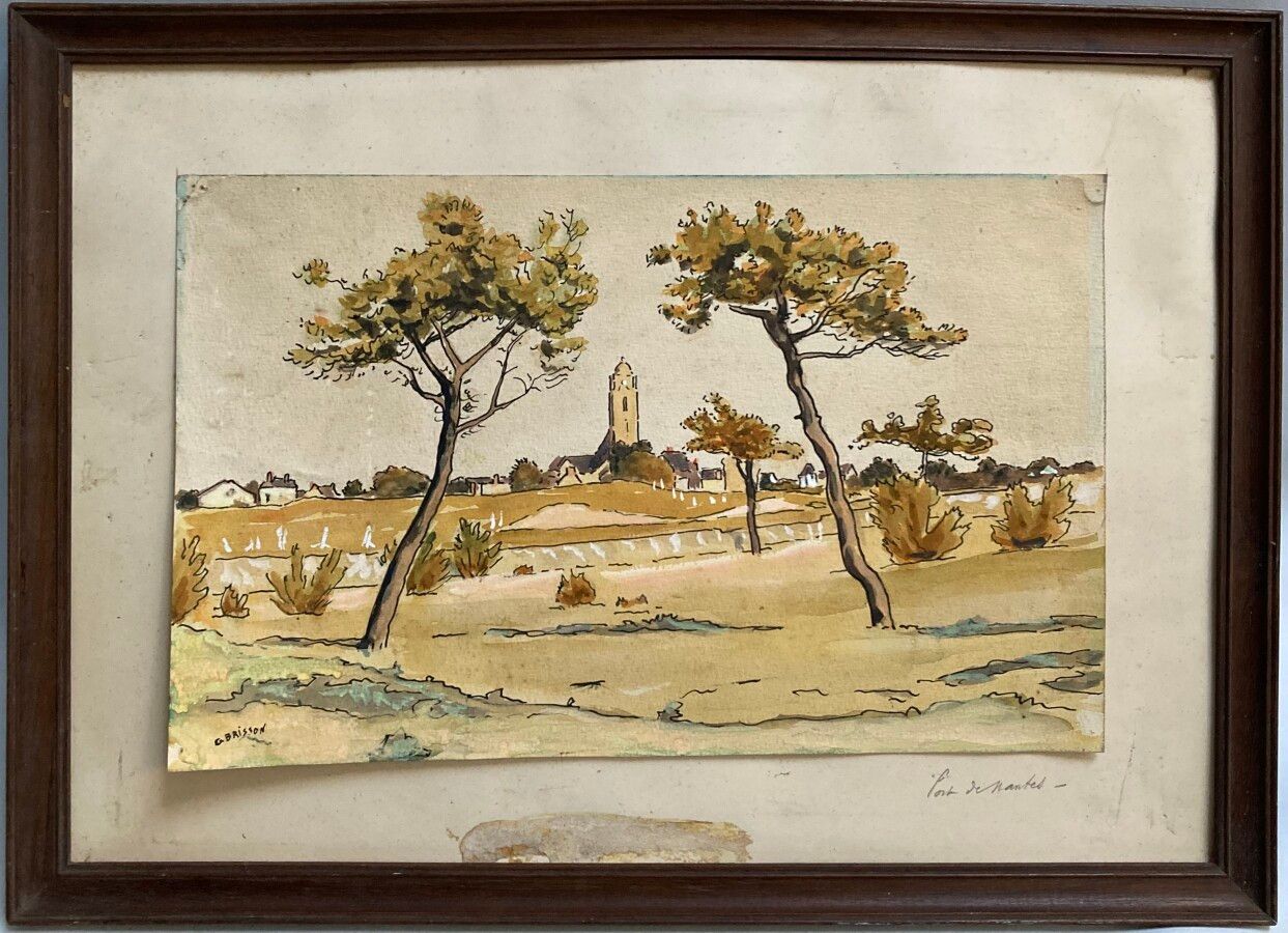 Null 乔治-布里松 (1902-1980)

海边的巴特兹

左下角有签名的水彩画

22.5 x 35厘米（点蚀）。