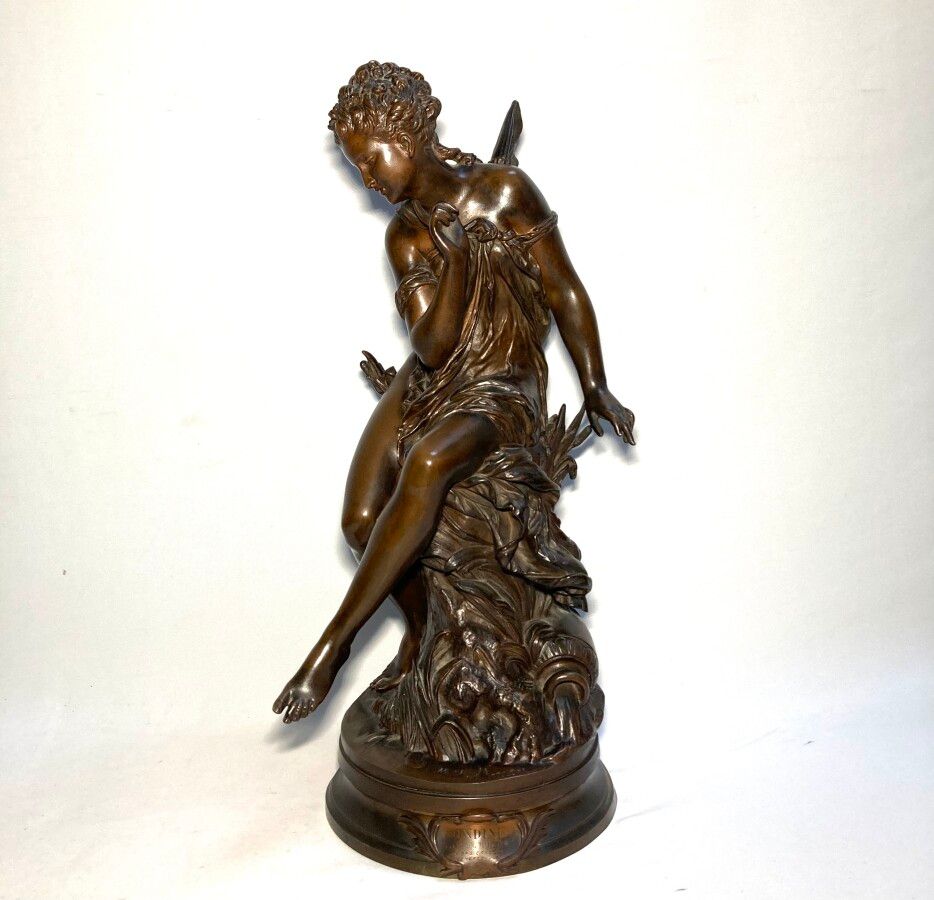 Null Mathurin MOREAU (1822-1912)

Ondine

Bronze patiniert, signiert, auf einem &hellip;