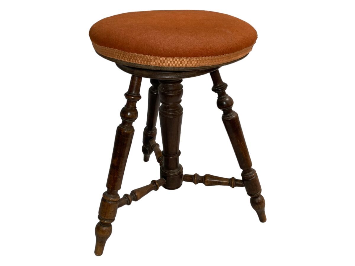 Null TABOURET DE PIANO en bois naturel, la hauteur réglable

H. Min.: 47 cm