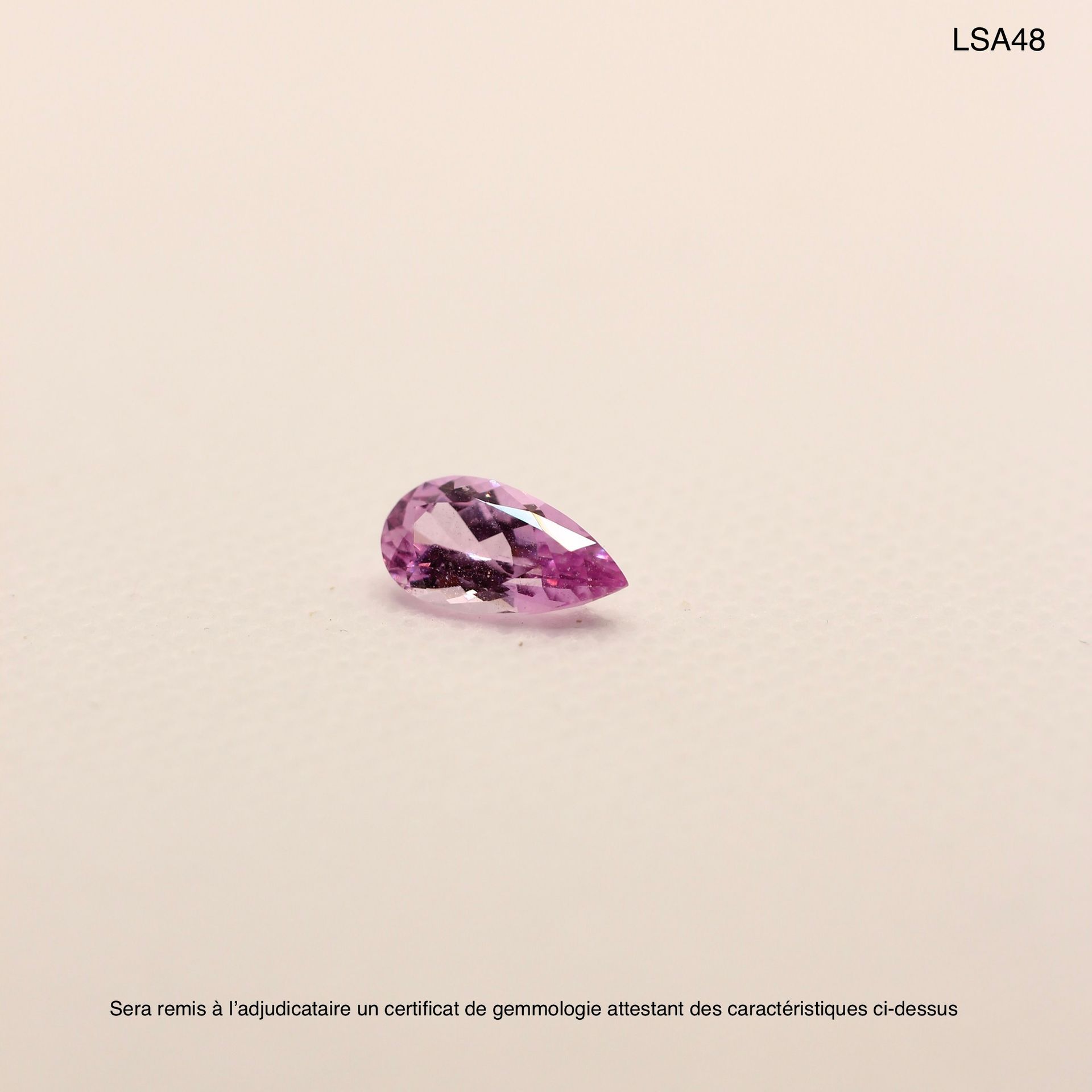 SAPHIRS TAILLÉS Lote N°: LSA48

Origen: Madagascar

Tratamiento: Ø

Color: Rosa
&hellip;