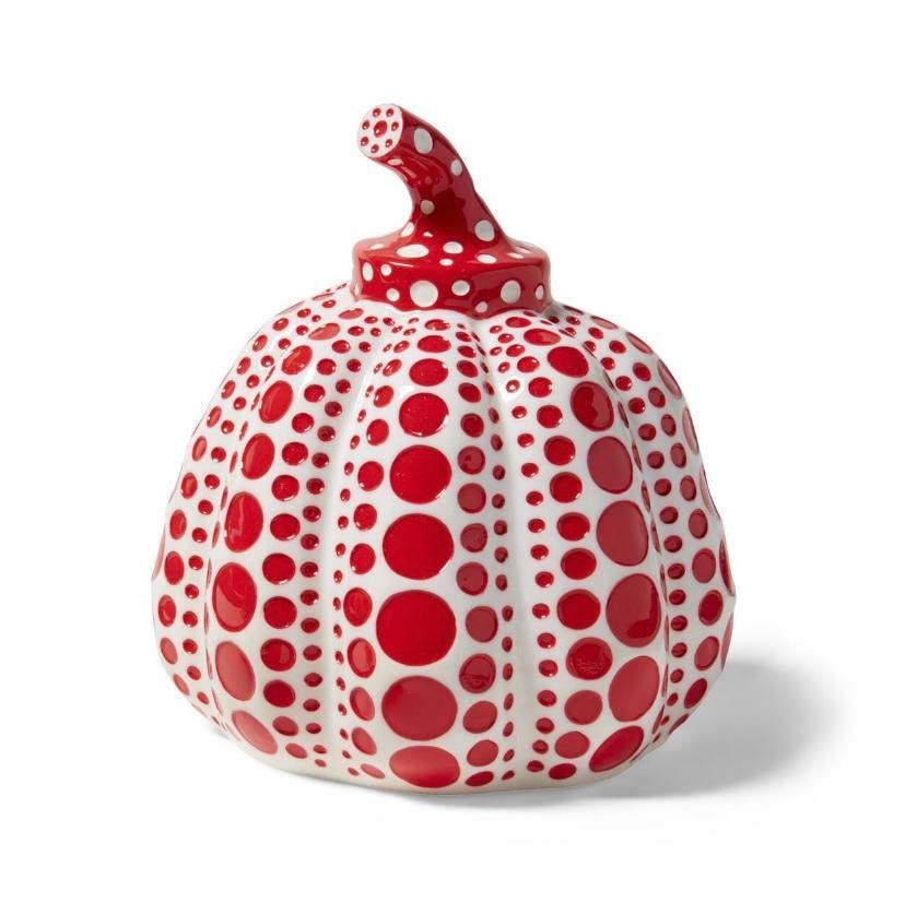 Yayoi KUSAMA 草间弥生

红南瓜,2015

尺寸：10 × 8 × 8厘米

技术：树脂雕塑、彩绘

下面的签名是通过草间弥生工作室的版权。

该&hellip;