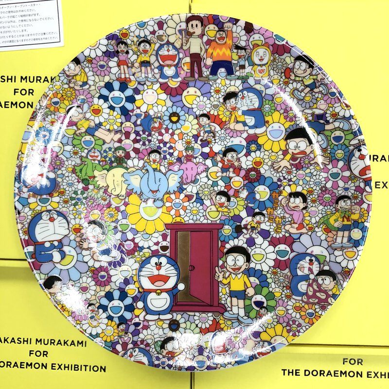 Takashi Murakami x Doraemon Plate