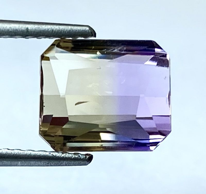 AMETRINE - 3.05 Cts - BOLIVIE 天然紫水晶 - 产地：玻利维亚 - 3.05克拉 - 紫色和橙色双色 - 纯正VVS - 未经加热 &hellip;
