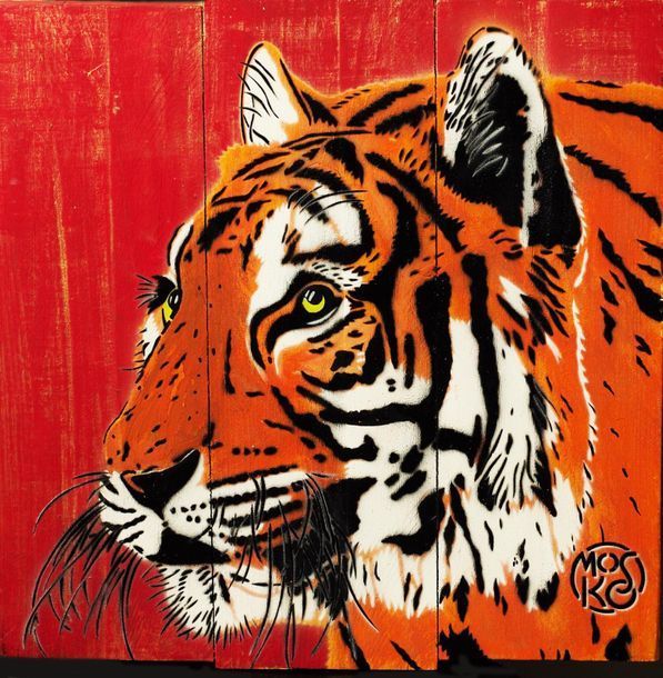 MOSKO Mosko

Bocca di tigre, 2016

Vernice spray e stencil su legno

46 x 47 x 3&hellip;