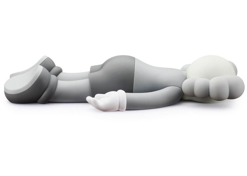 KAWS Kaws

Companion (Grey), 2020

Painted Vynil 

Open edition

Dimensions: 43,&hellip;