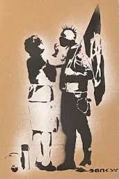Banksy né en 1974 (D'après) BANKSY (After) (1974) - "ANARCHIE", Weston Super Mar&hellip;