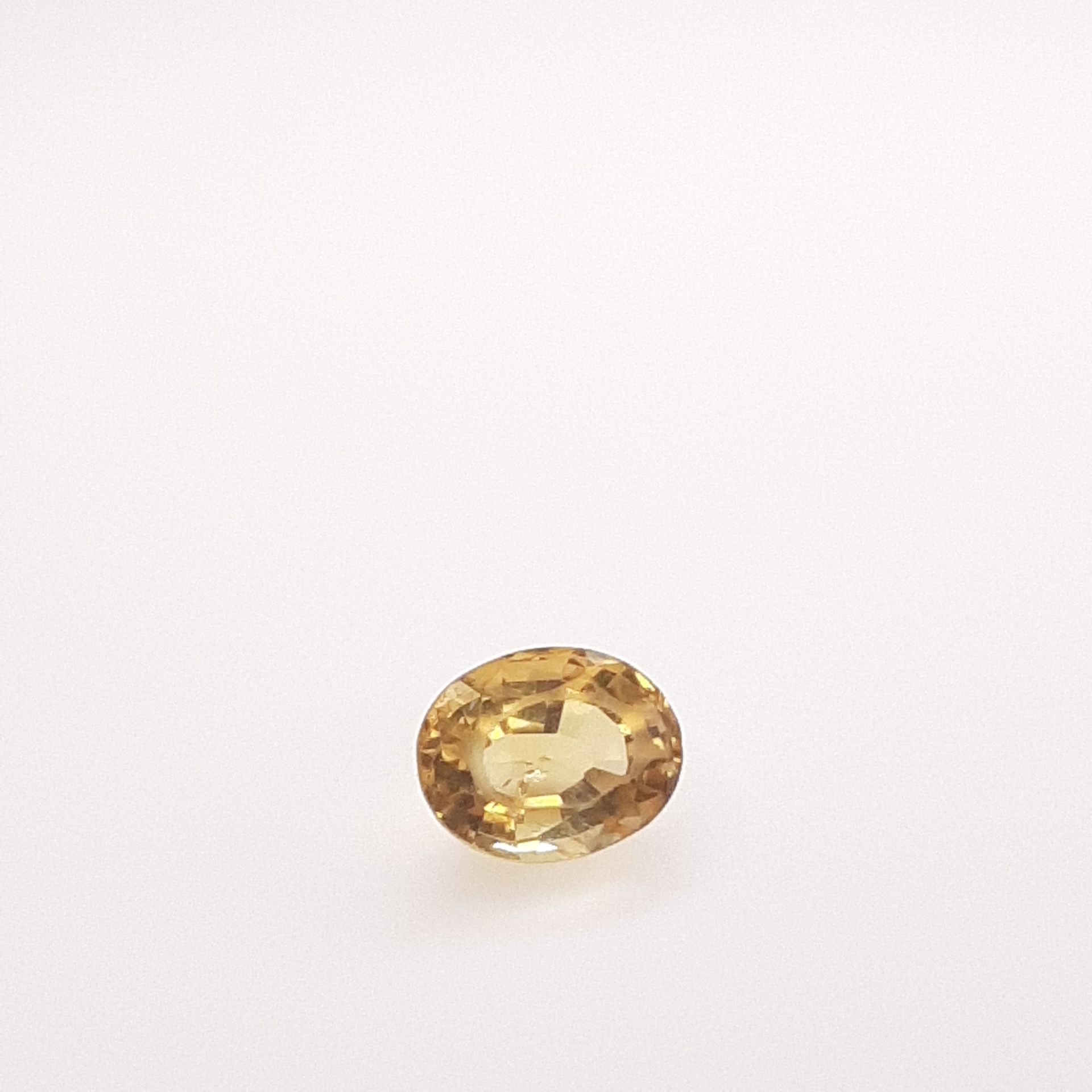 Citrine - BRESIL - 1.85 cts 燧石 - 产自巴西 - 黄金颜色 - 椭圆形 - 重量1.85克拉 - 尺寸：8.62 x 6.88 x&hellip;