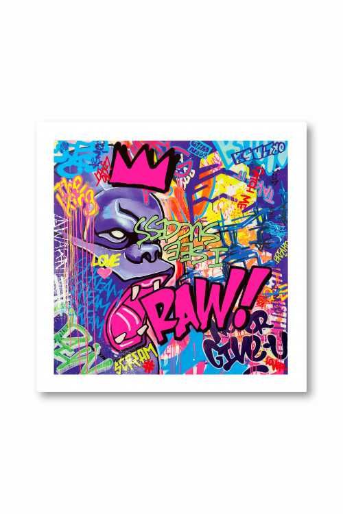 RICHARD ORLINSKI (né en 1966) "RAW!"

(PINK EDITION)

Serigraphy numbered and si&hellip;