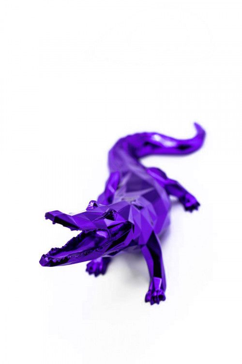 RICHARD ORLINSKI (né en 1966) Croco精神（紫色版）

材料 树脂

尺寸 22厘米长 x 8厘米宽 x 9.5厘米高

重量（&hellip;
