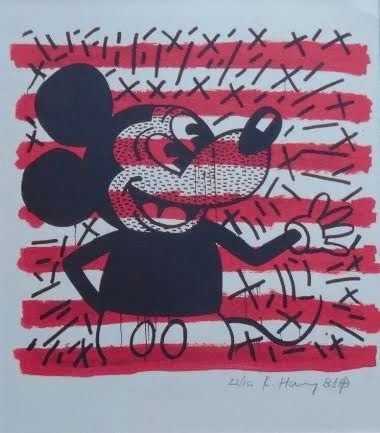 Keith HARING ( Né en 1958) Sin título, 1981

Serigrafía original Mickey Mouse x &hellip;