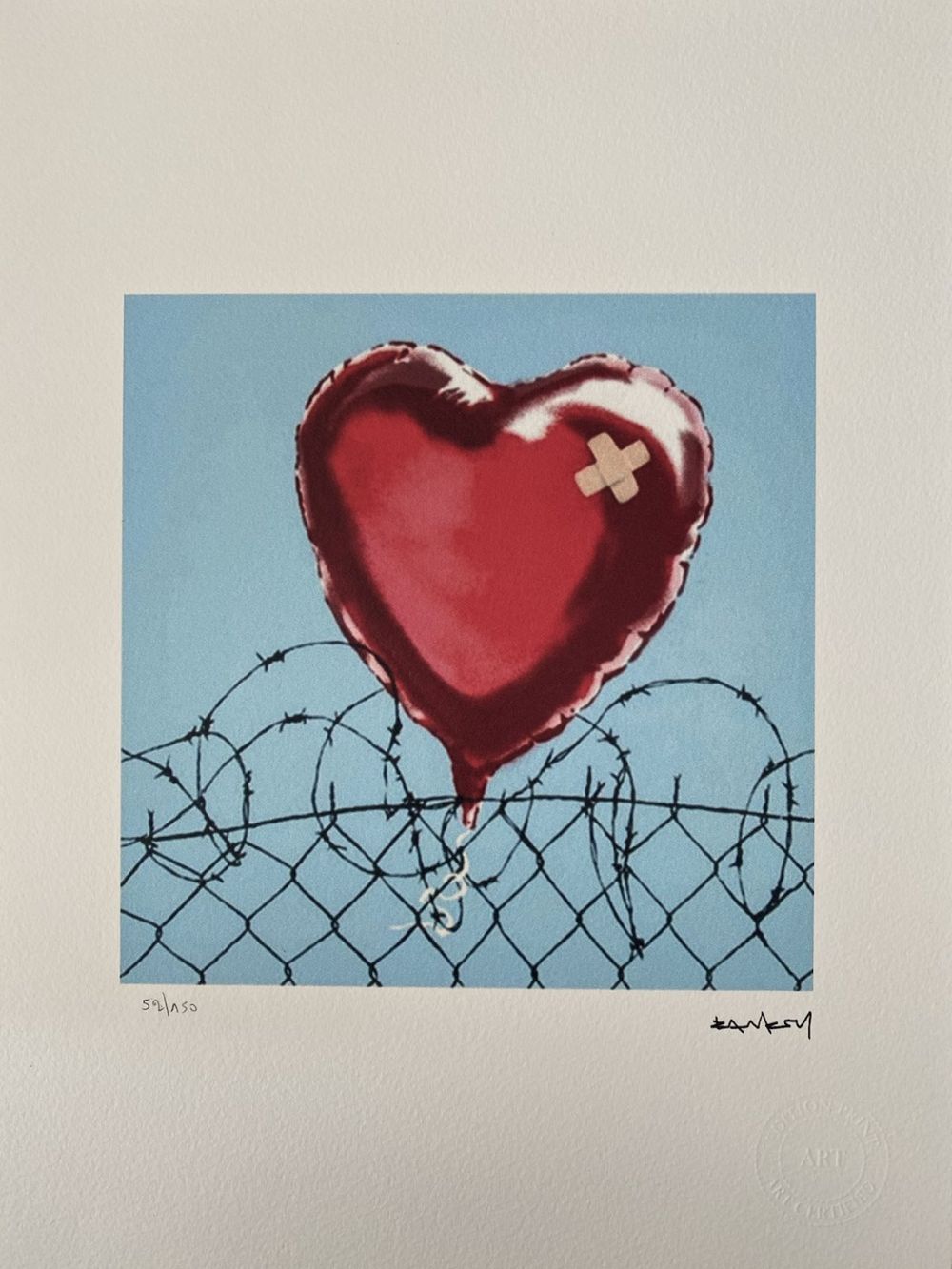 Banksy (after) - Love Hurts Banksy (after) - Love Hurts



Color lithograph on A&hellip;