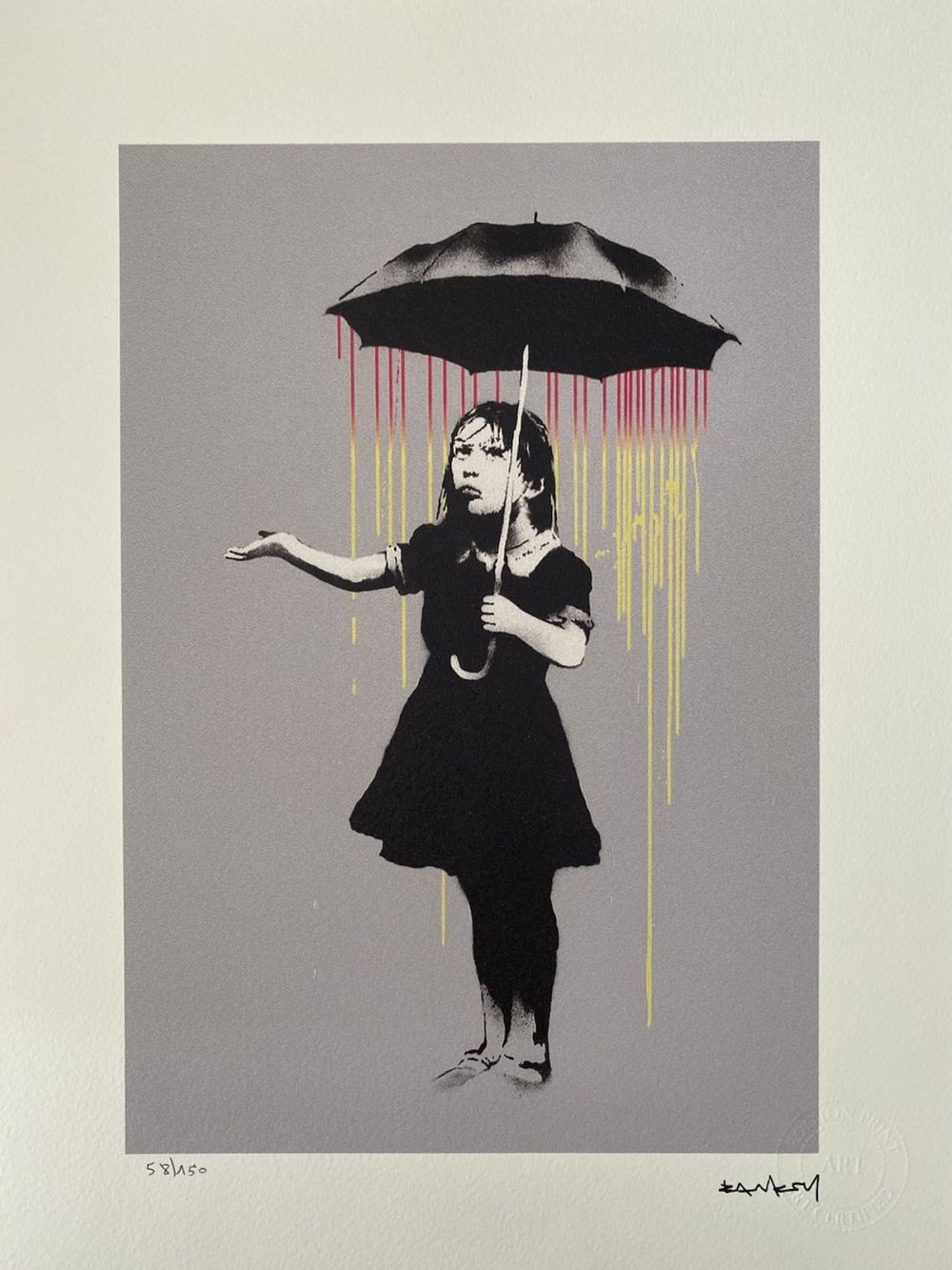 Banksy (after) - Nola Banksy (nach) - Nola



Farblithografie auf Arches-Papier
&hellip;