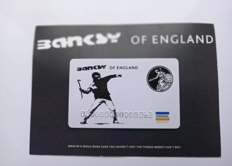 Chris Boyle X BANKSY Né en 1974 (D'après) Vandal credit card - Banksy Of England&hellip;