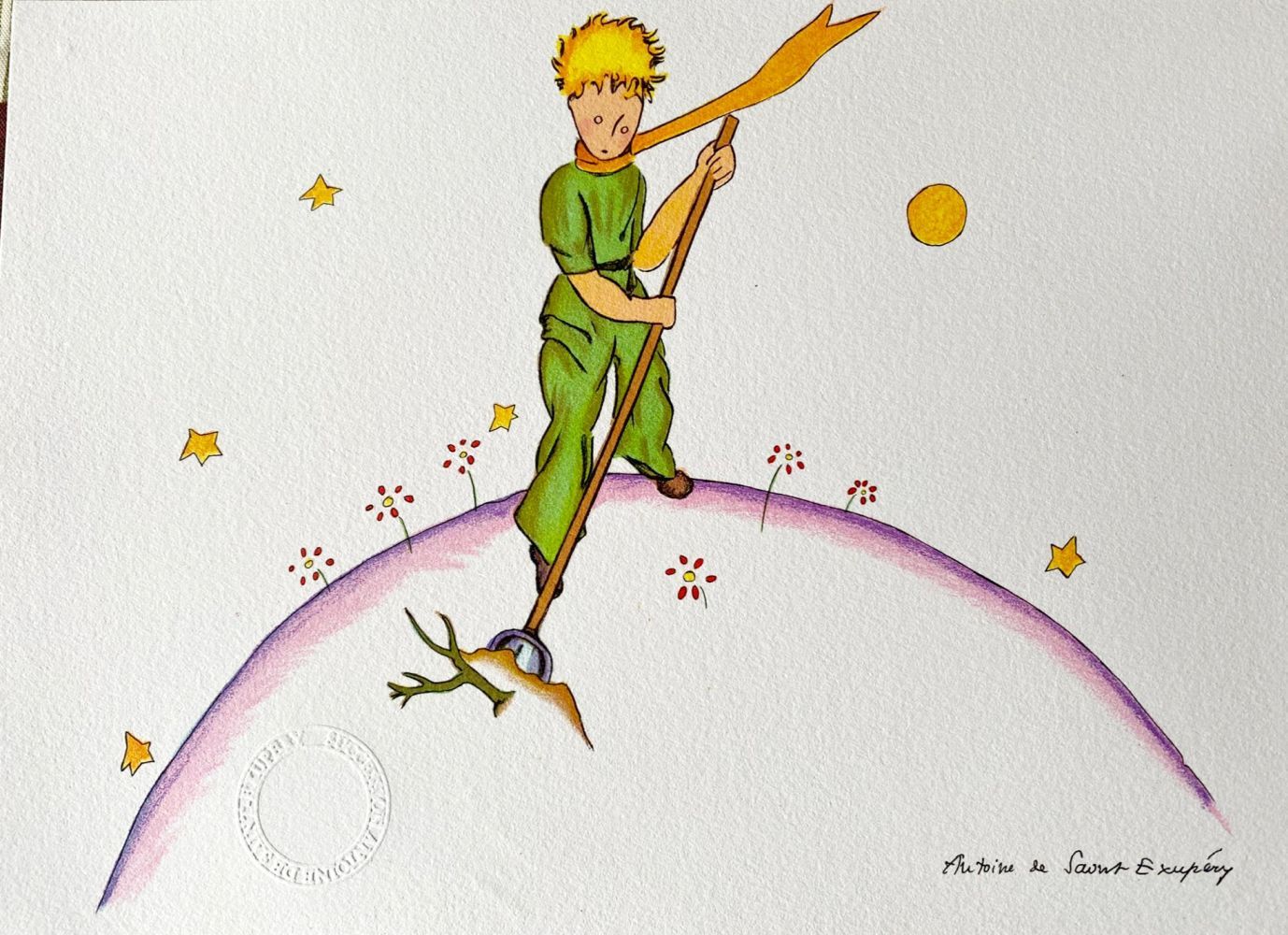Antoine de Saint-Exupéry (after) - Le Petit Prince sur sa planète (The Little Pr&hellip;