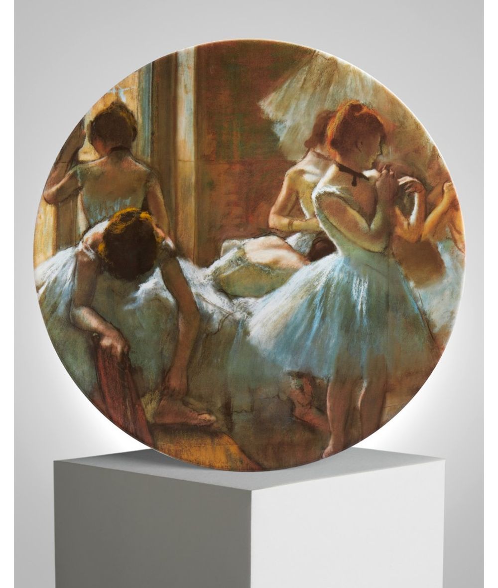 Edgar Degas (after) - "Danseuses" Porcelain Plate Edgar Degas (after) - "Danseus&hellip;