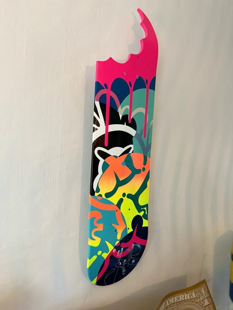 HERSK Title : SOMETHING TO RIDE (2022)

Mixed media on skateboard by the artist &hellip;