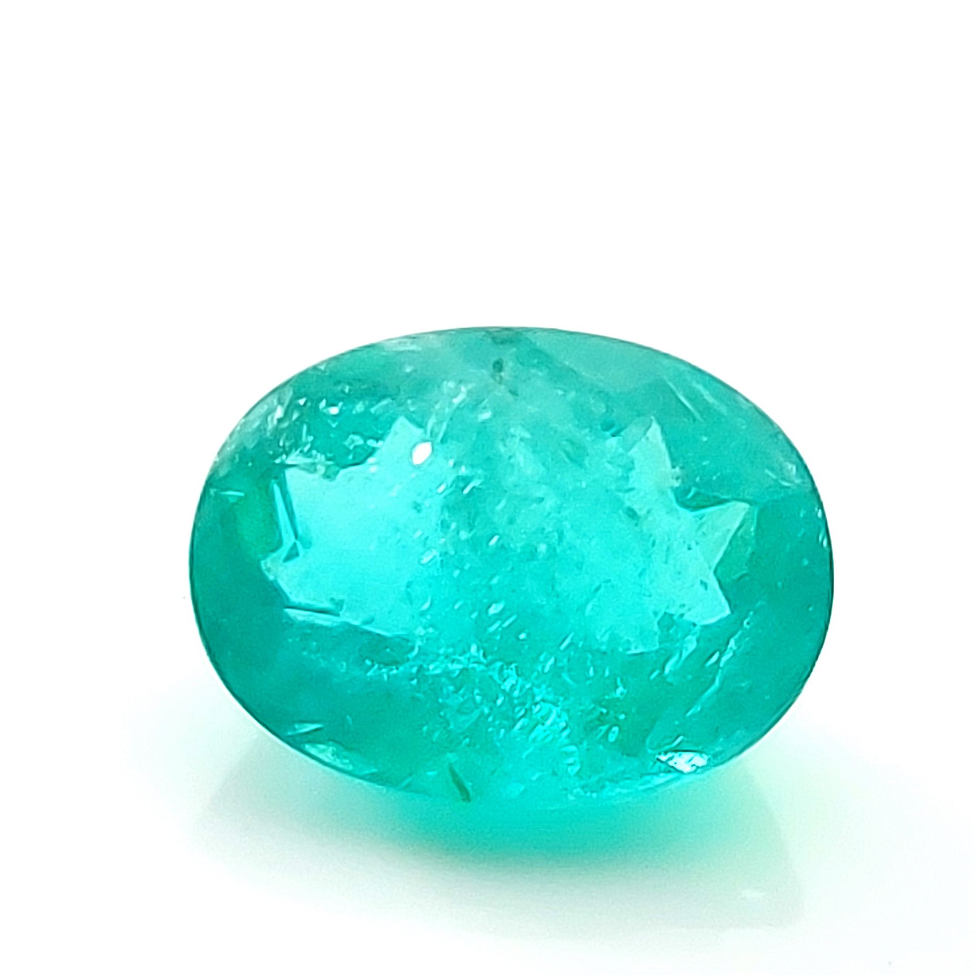 Emeraude Brésil – 2.28 cts EMERAUD - De Brasil - Color verde - Tamaño oval - Pes&hellip;