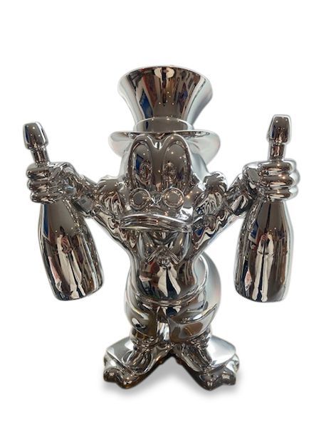 Chary ROCKS (Né en 1983) Scrooge Dom Perignon (Silver), 2022

Resin sculpture pa&hellip;