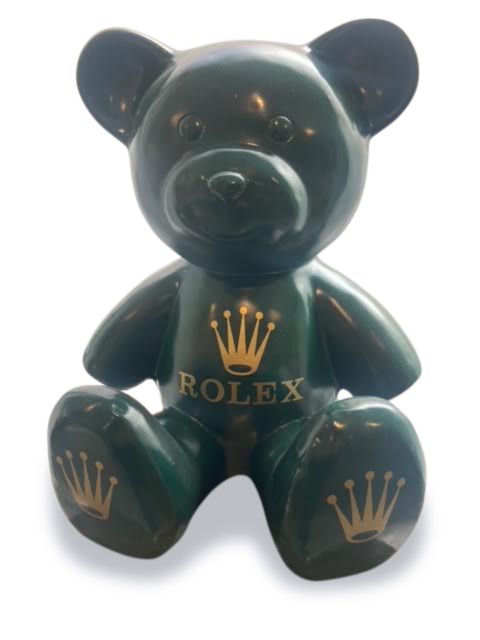 John TOBB (NÉ EN 1953) Teddy Bear sculpture (GREEN ROLEX), 2023
Mixed media on r&hellip;